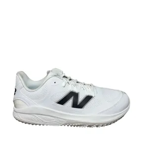New Balance Men's White and Black Sneakers fresh foam 3000v7 Turf