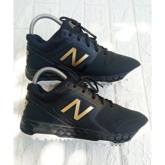 New Balance Women’s Baseball Shoes Turf Trainer STVELOV1 Black Size 7 D