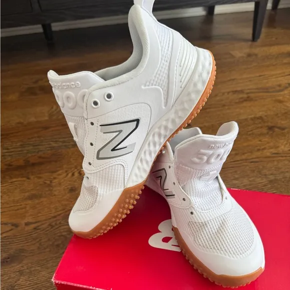 New Balance Women's Fresh Foam 3000 V6 Softball Turf-Trainer Shoes White 6.5