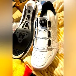 New Barerun Men Road Bike Cyel. Shoes White 14 Women 11 Men