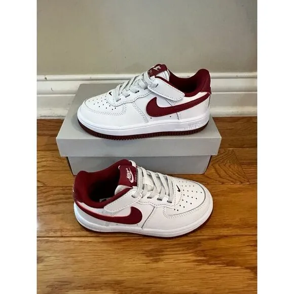 New boys /toddlers Nike Air Force 1 Low Ez on tennis shoes sneaker $100Size 10