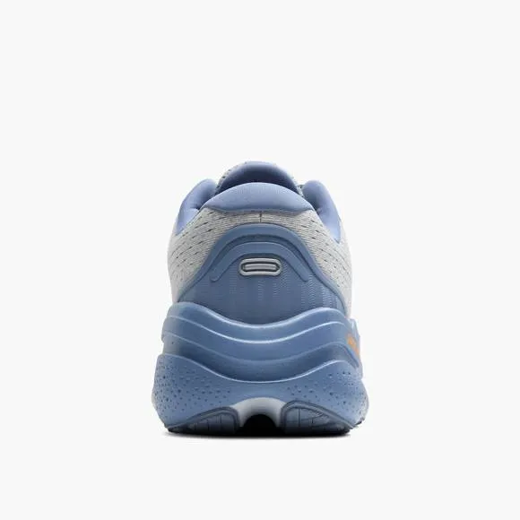 NEW BROOKS men's ghost max 2 shoes in 119 - oyster mushroom/blue/orange