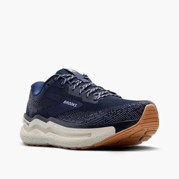 NEW BROOKS men's ghost max 2 shoes in 453 - peacoat/stone/biscuit