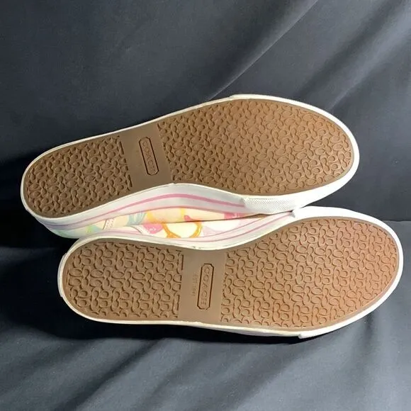 New Coach Multi Color logo Shoes Sneakers