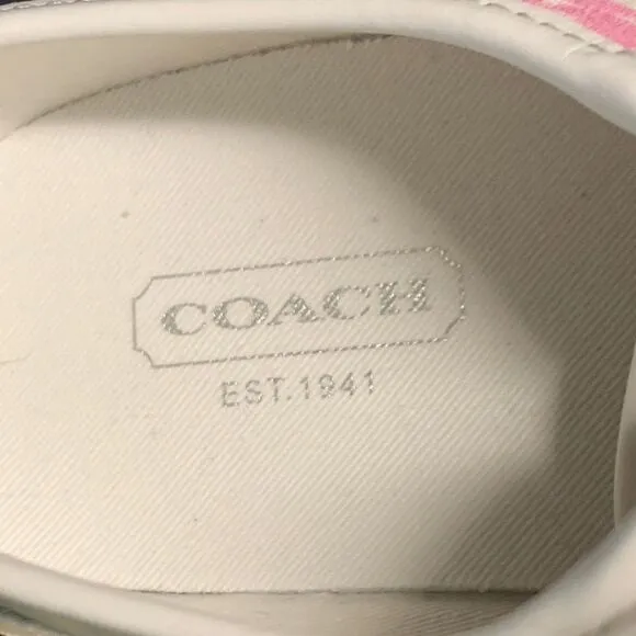 New Coach Multi Color logo Shoes Sneakers