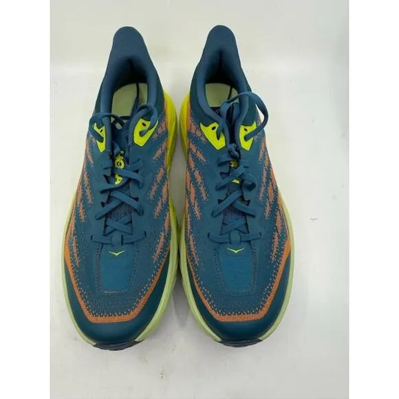 NEW Hoka Speedgoat 5 Trail Running Shoes Blue Coral/Evening Primrose Mens Sz 11