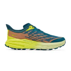 NEW Hoka Speedgoat 5 Trail Running Shoes Blue Coral/Evening Primrose Mens Sz 11