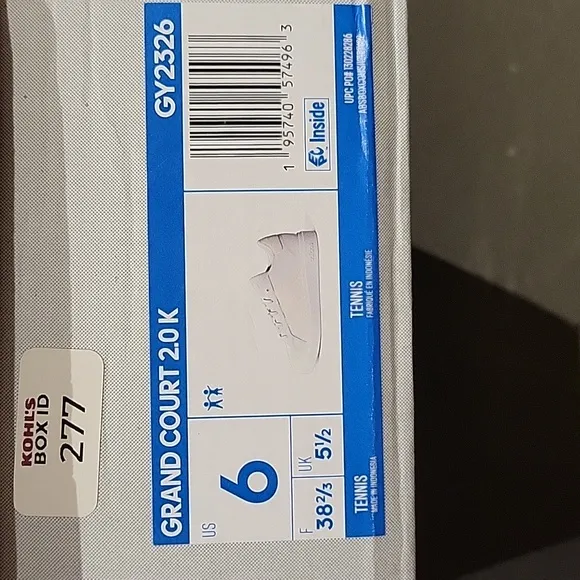 New in Box: adidas Grand Court 2.0 K
