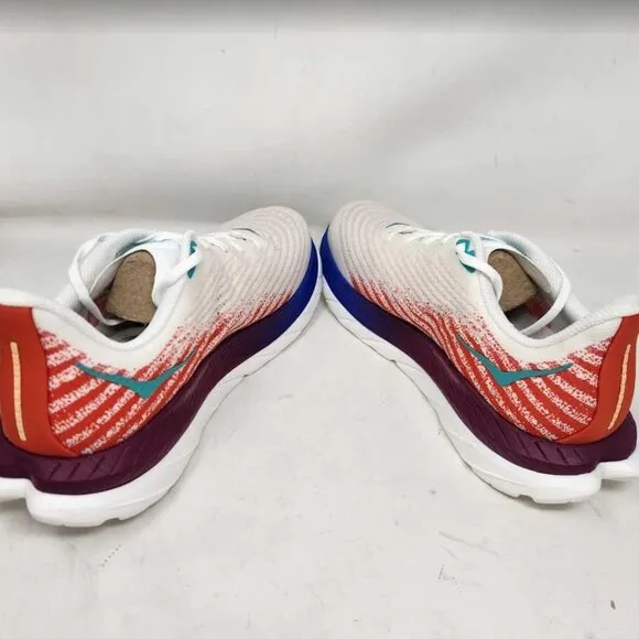 New men's 11.5 Wide Hoka Mach 5 road running sneakers White Flame 1136677 11.5W