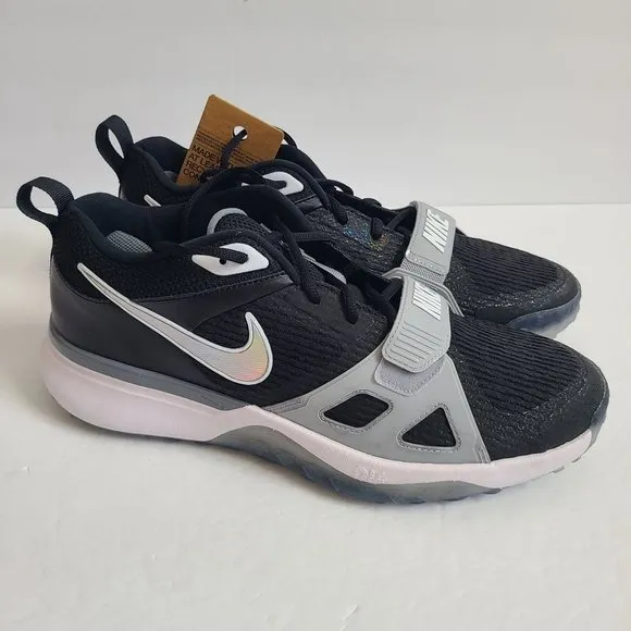 NEW Nike Air Zoom Diamond Elite Turf Baseball Shoes DZ0503-001 Size 13 Black