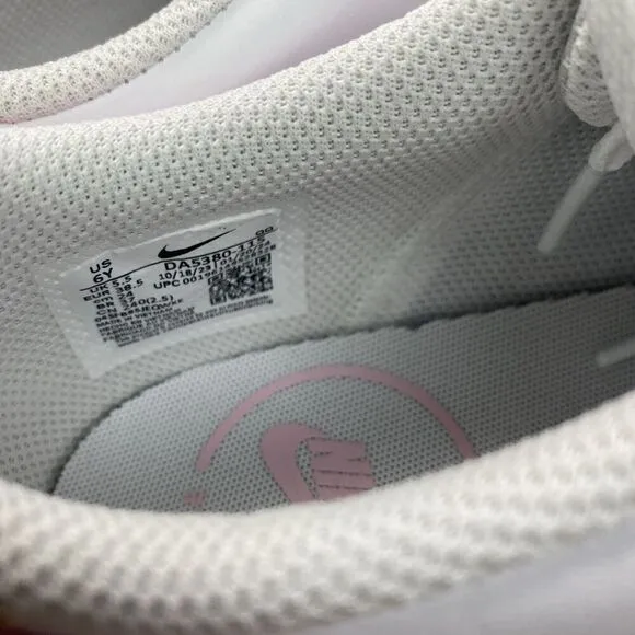 NEW Nike Court Legacy GS Big Girls Size 6Y Shoes DA5380-115, White / Pink NEW