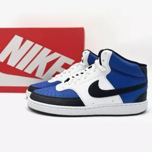 NEW Nike Court Vision Mid Next Nature Shoes Men's Size 11 FQ8740-480 Blue White