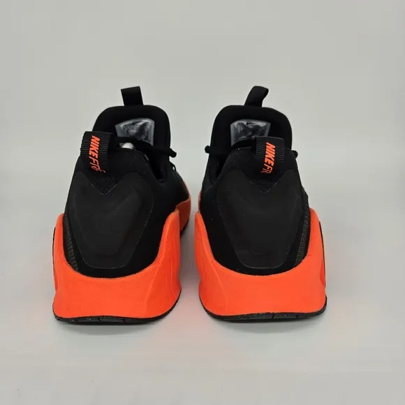 New Nike Free Metcon 6 'Black Hyper Orange' Men's Workout Shoes Size 8.5