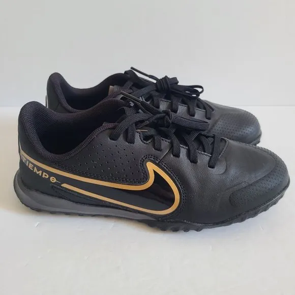 NEW Nike Jr Tiempo Legend 9 Academy Turf Soccer Shoes DA1328-007 Size Youth 4