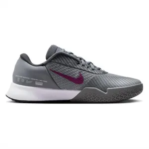 NEW NIKE men's air zoom vapor pro 2 tennis shoes in smoke grey/ sangria