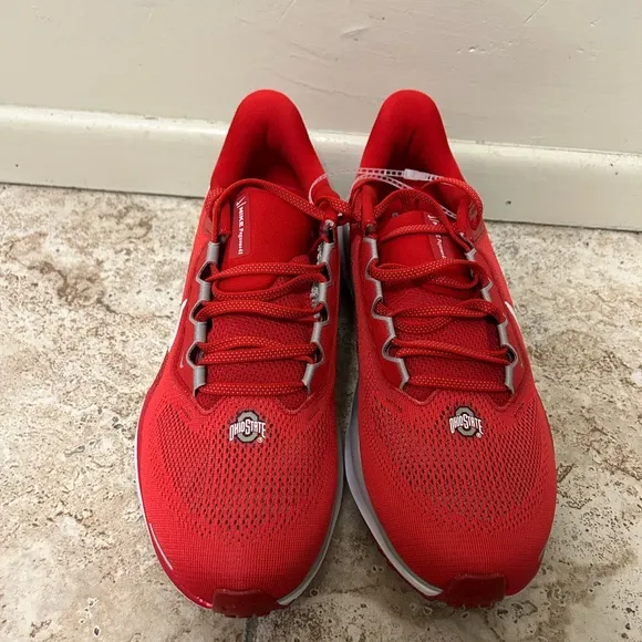 New Nike Pegasus 41 Road Running Shoes Ohio State Buckeyes Mens 9.5 FZ5135-600