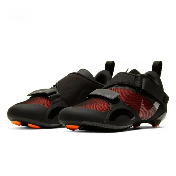 NEW Nike Women's SuperRep Cycle Black Hyper Crimson CJ0775-008 Training Shoe 6