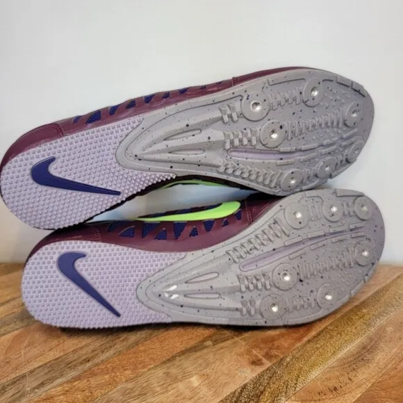 NEW Nike Zoom Long Jump 4 Track Shoes with Spikes Tool 415339-602 Purple Mens 13