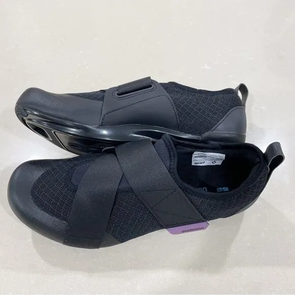 NEW Shimano SH-IC100 Indoor Cycling Shoes Black Purple 39 7.2