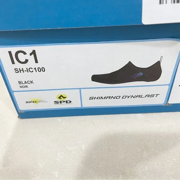 NEW Shimano SH-IC100 Indoor Cycling Shoes Black Purple 39 7.2