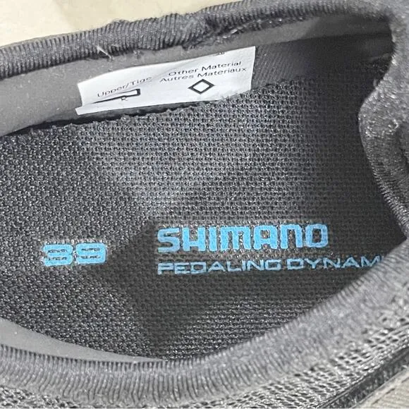 NEW Shimano SH-IC100 Indoor Cycling Shoes Black Purple 39 7.2