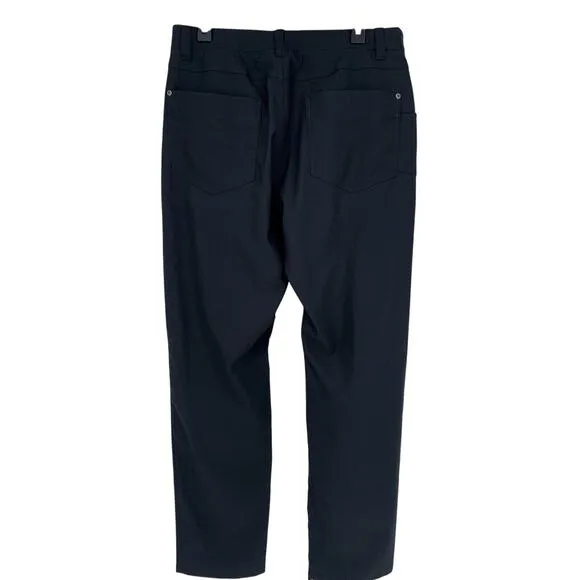 NEW Under Armour Men‘s Pants 34x32 Navy Loose Fit Performance Stretch Waist Golf