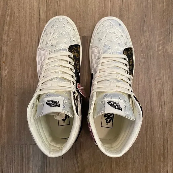 🌸NEW🌺 VANS SK8 HI BROCADE PATCHWORK