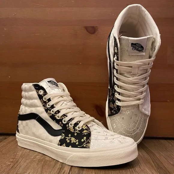 🌸NEW🌺 VANS SK8 HI BROCADE PATCHWORK