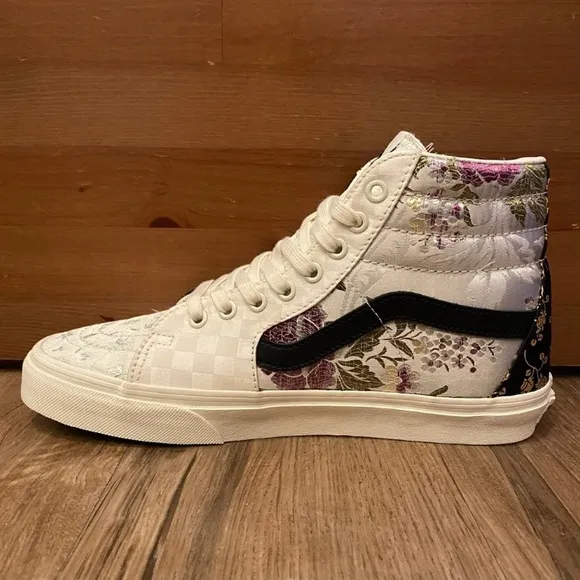 🌸NEW🌺 VANS SK8 HI BROCADE PATCHWORK