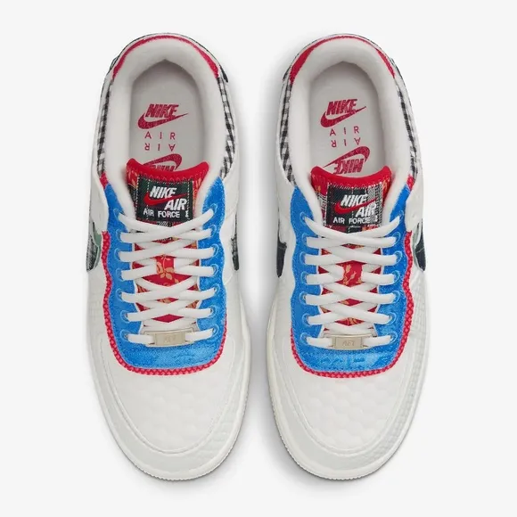 [NEW] Women's Nike Air Force 1 Shadow Shoes White Size 8.5 DZ5193-100