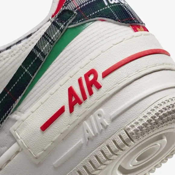 [NEW] Women's Nike Air Force 1 Shadow Shoes White Size 8.5 DZ5193-100