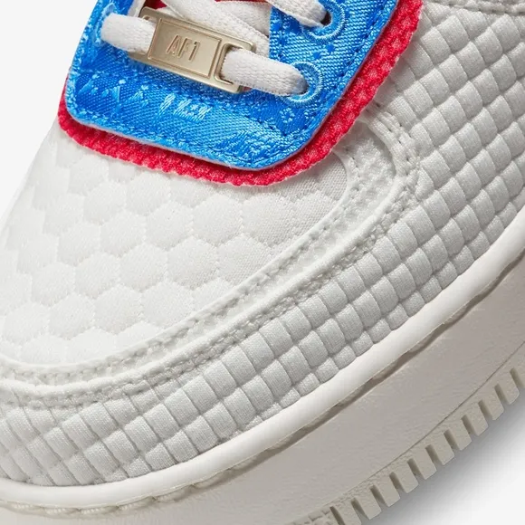 [NEW] Women's Nike Air Force 1 Shadow Shoes White Size 8.5 DZ5193-100