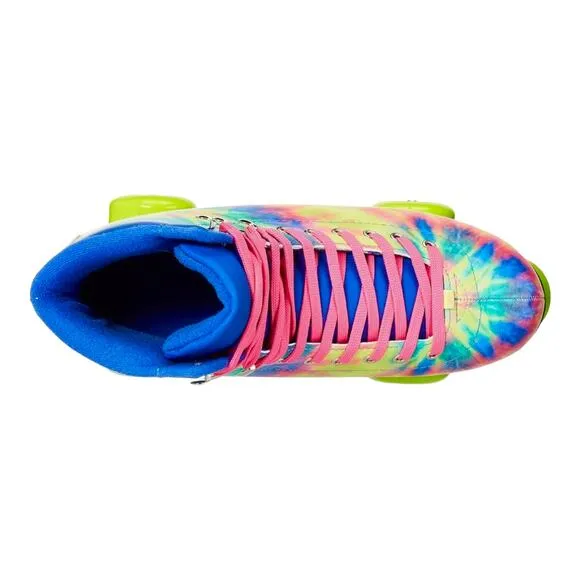 NEW Yoki Tie Dye ROLLER SKATES Women's 8 Men's 6.5 Catching Wind Cosmic Roller