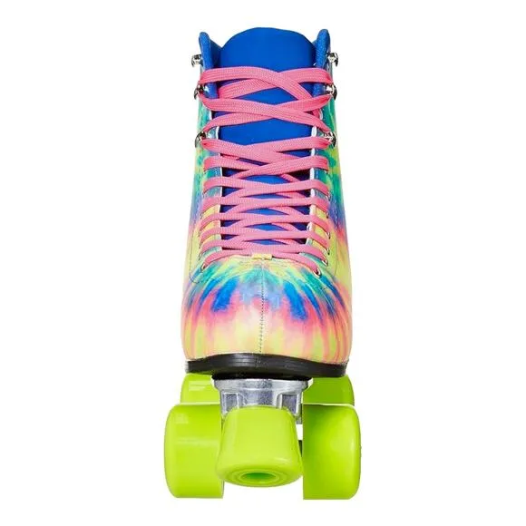 NEW Yoki Tie Dye ROLLER SKATES Women's 8 Men's 6.5 Catching Wind Cosmic Roller