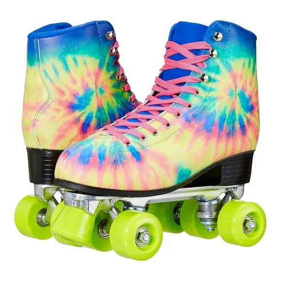 NEW Yoki Tie Dye ROLLER SKATES Women's 8 Men's 6.5 Catching Wind Cosmic Roller