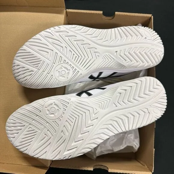 New Asics Gel Dedicate 8 Tennis Court Shoes Sneakers White Black 11.5