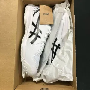 New Asics Gel Dedicate 8 Tennis Court Shoes Sneakers White Black 11.5