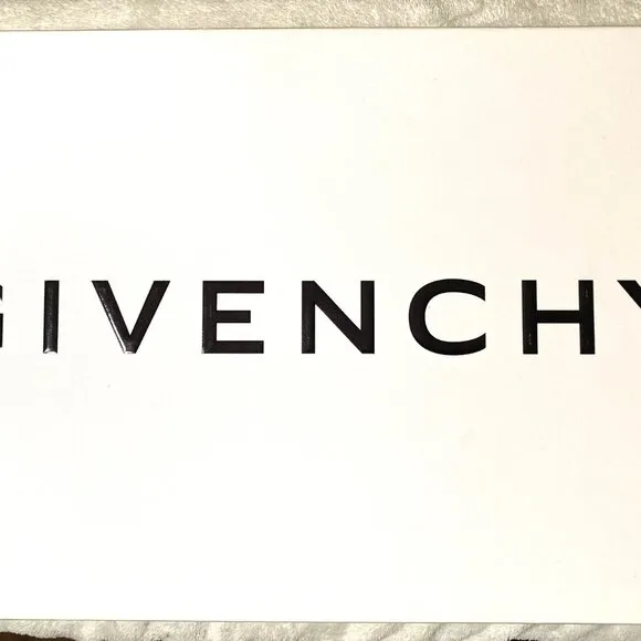 NIB Brand New GIVENCHY Black Leather Shoes, Made in Italy Size 44 Med. (10.5)