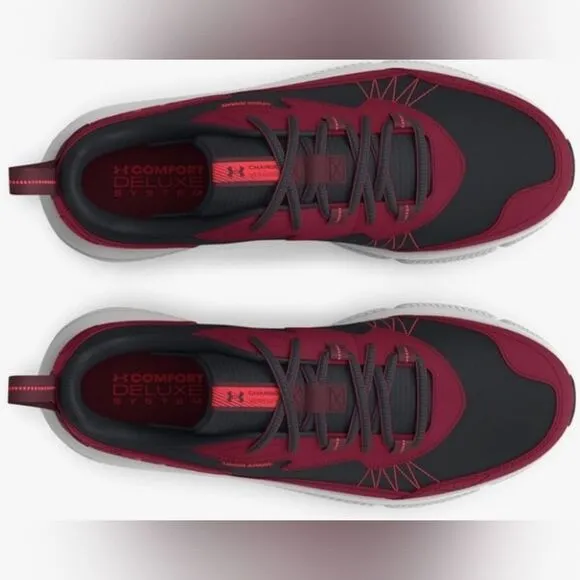 🩵NIB Under Armour Black &amp; Red Verssert 2 Running Sneakers Men's 11.5