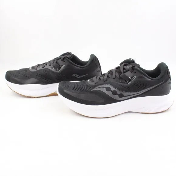 NIDB Saucony Men's Guide 15 Road Running Shoes in Black/Gum US Size 10