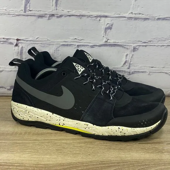 Nike ACG Air Alder Low Black Trail Running Shoes Men's 13 Sneakers 599659-001