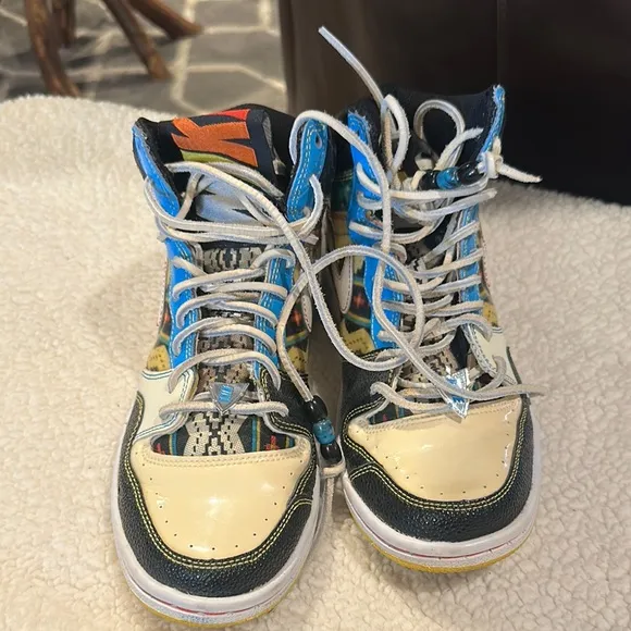 Nike Air Court Force High Premium Mexican Blanket - US 6.5 / UK 6 - 314429-114