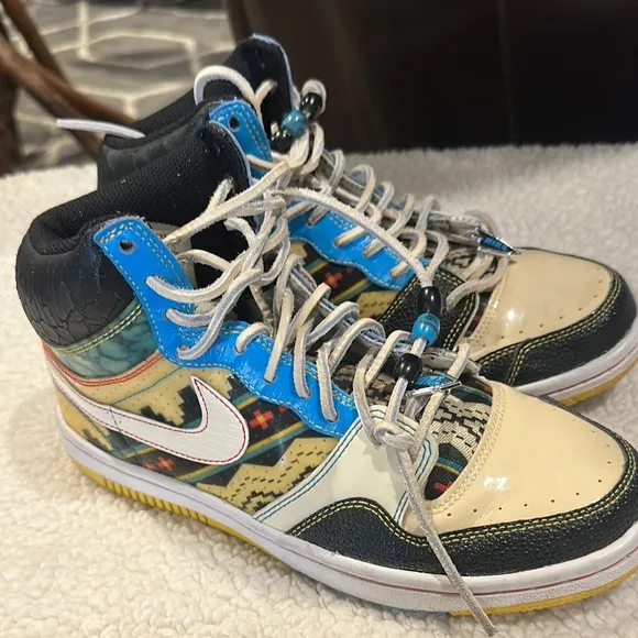 Nike Air Court Force High Premium Mexican Blanket - US 6.5 / UK 6 - 314429-114