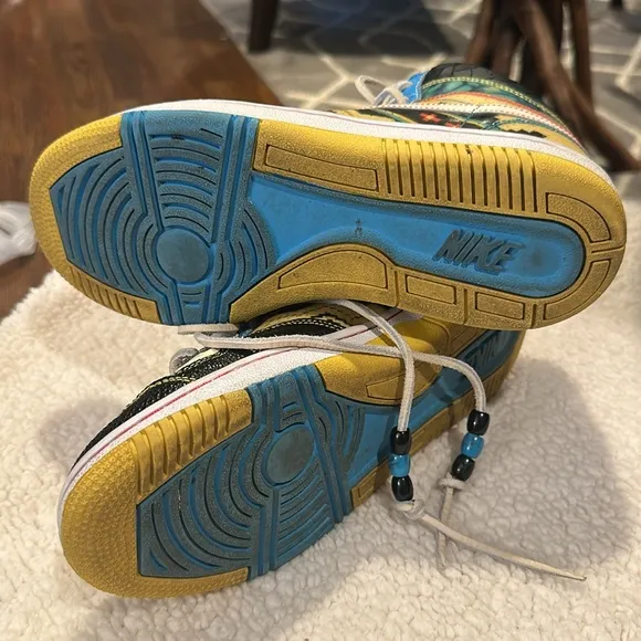 Nike Air Court Force High Premium Mexican Blanket - US 6.5 / UK 6 - 314429-114