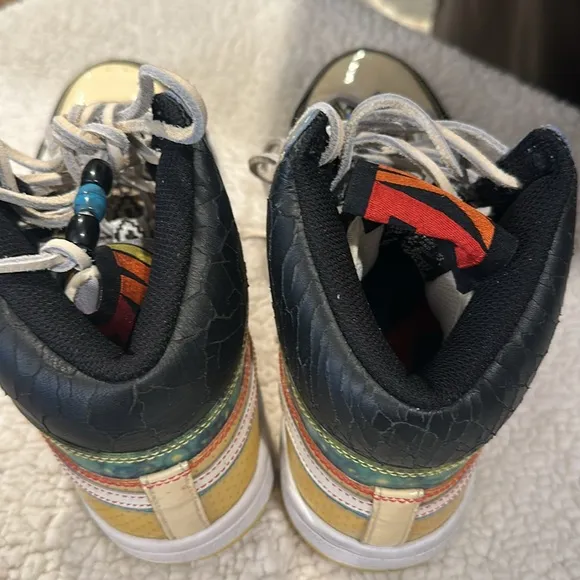 Nike Air Court Force High Premium Mexican Blanket - US 6.5 / UK 6 - 314429-114