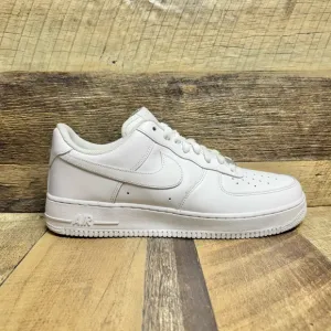 Nike Air Force 1 '07 Triple White Athletic Sneakers Size 10.5 Men’s / 12 Women’s