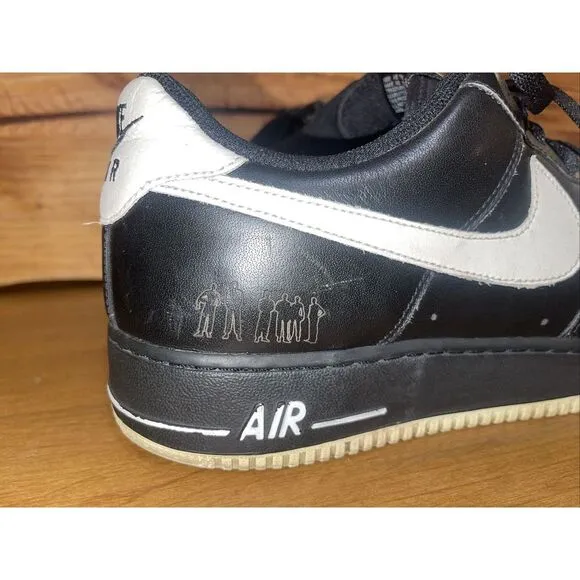 Nike Air Force‎ 1 Low Players Size 11 Black White Rare 315092-011 Year 2006