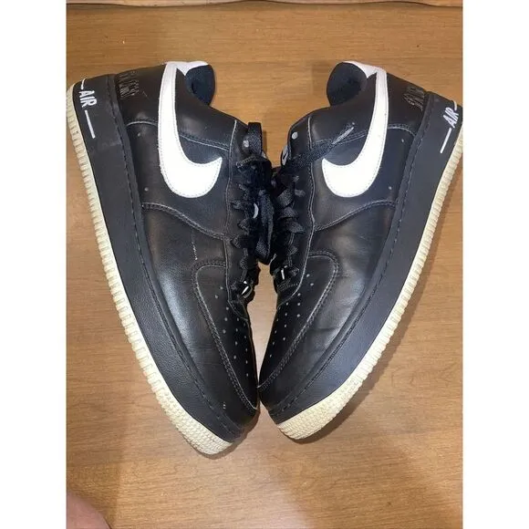 Nike Air Force‎ 1 Low Players Size 11 Black White Rare 315092-011 Year 2006