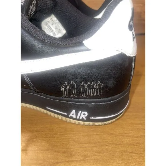 Nike Air Force‎ 1 Low Players Size 11 Black White Rare 315092-011 Year 2006