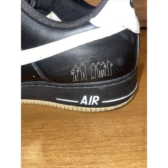 Nike Air Force‎ 1 Low Players Size 11 Black White Rare 315092-011 Year 2006